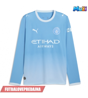 Lacne Muži Futbalové dres Manchester City 2026-27 Dlhy Rukáv - Domáci